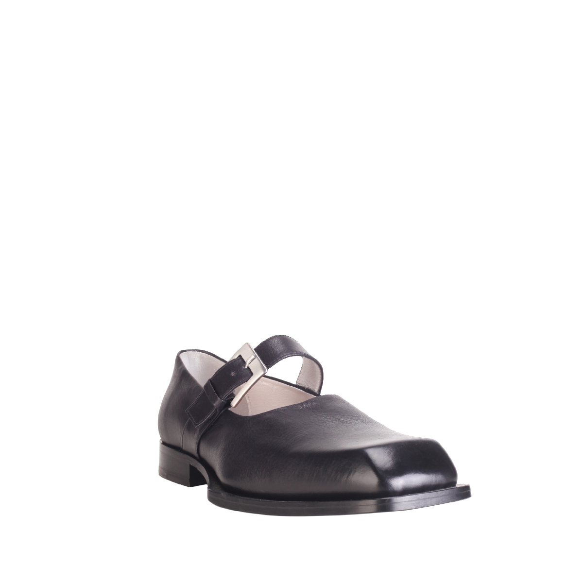  Egonlab mary jane shoes black leather man 