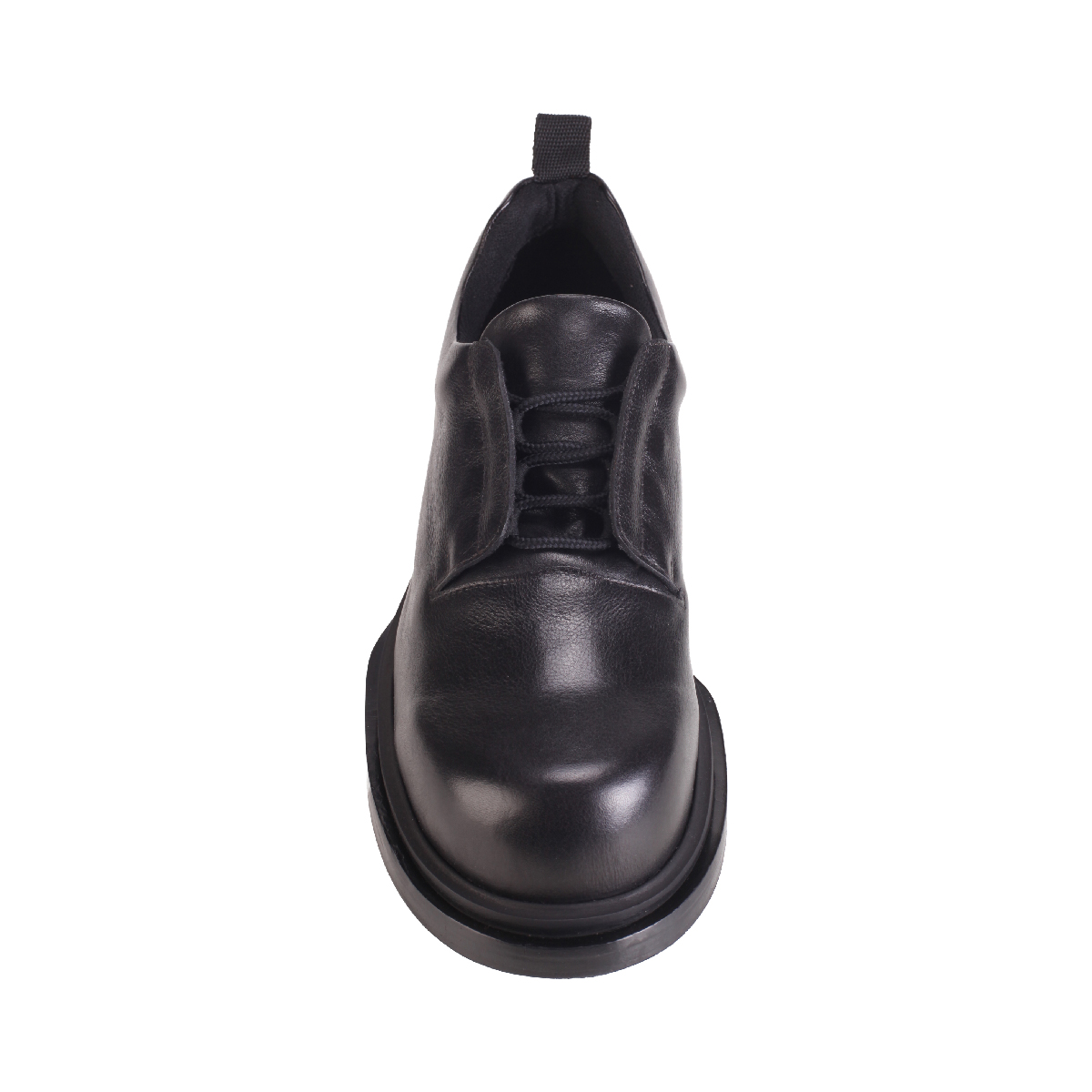Egonlab pulsar derby shoes leather with silver heel detail man