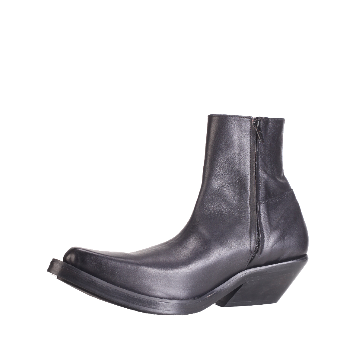  Egonlab spike boot black leather man 