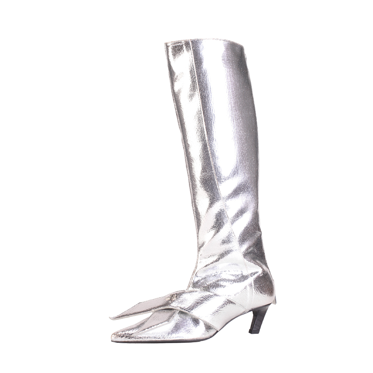 GMBH zina knee high silver boot women