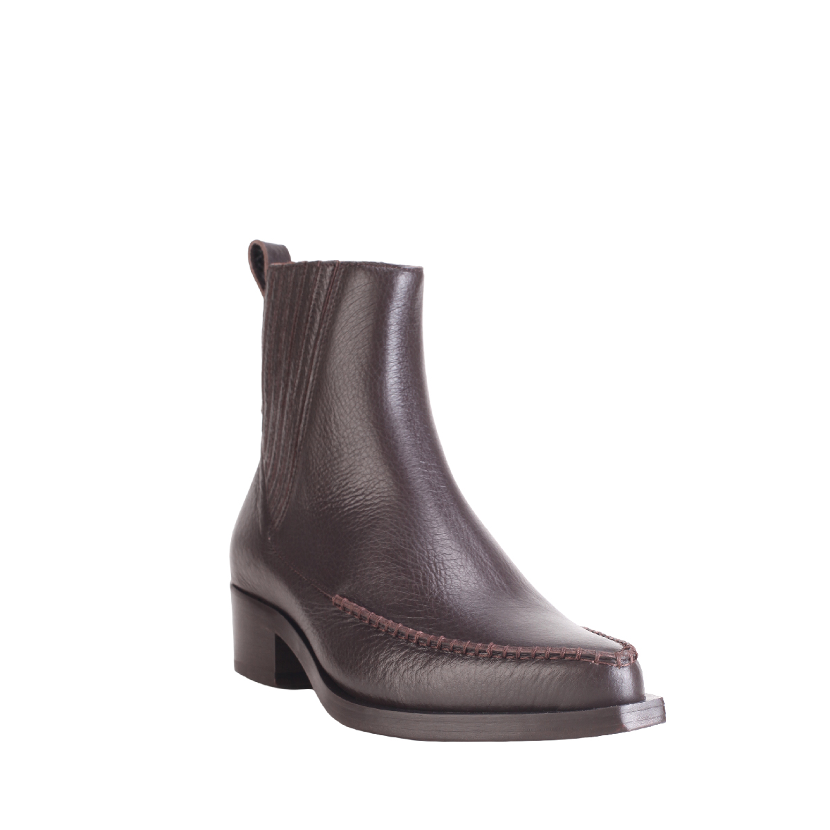 Nullus chelsea boot dark brown leather man