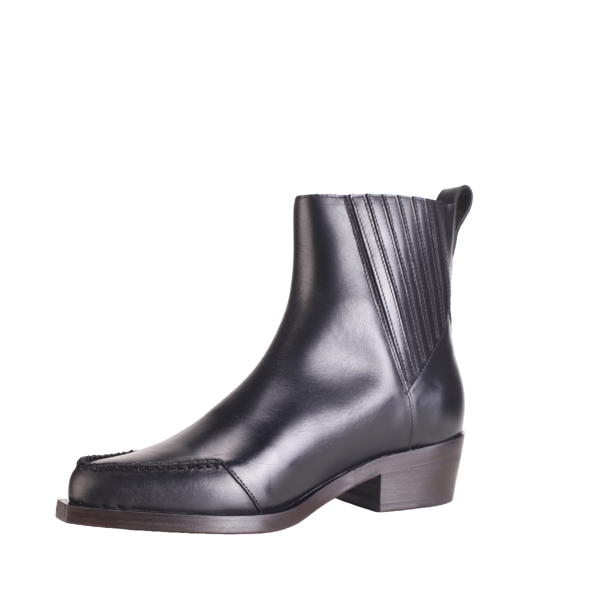 Nullus chelsea boot black leather man