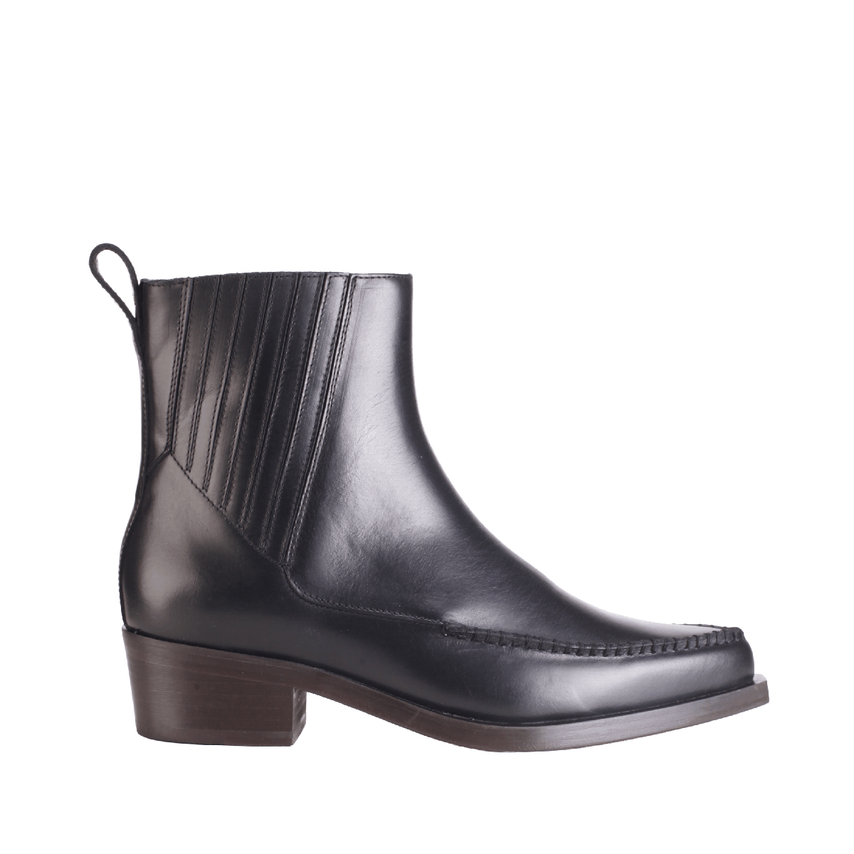 Nullus chelsea boot black leather man