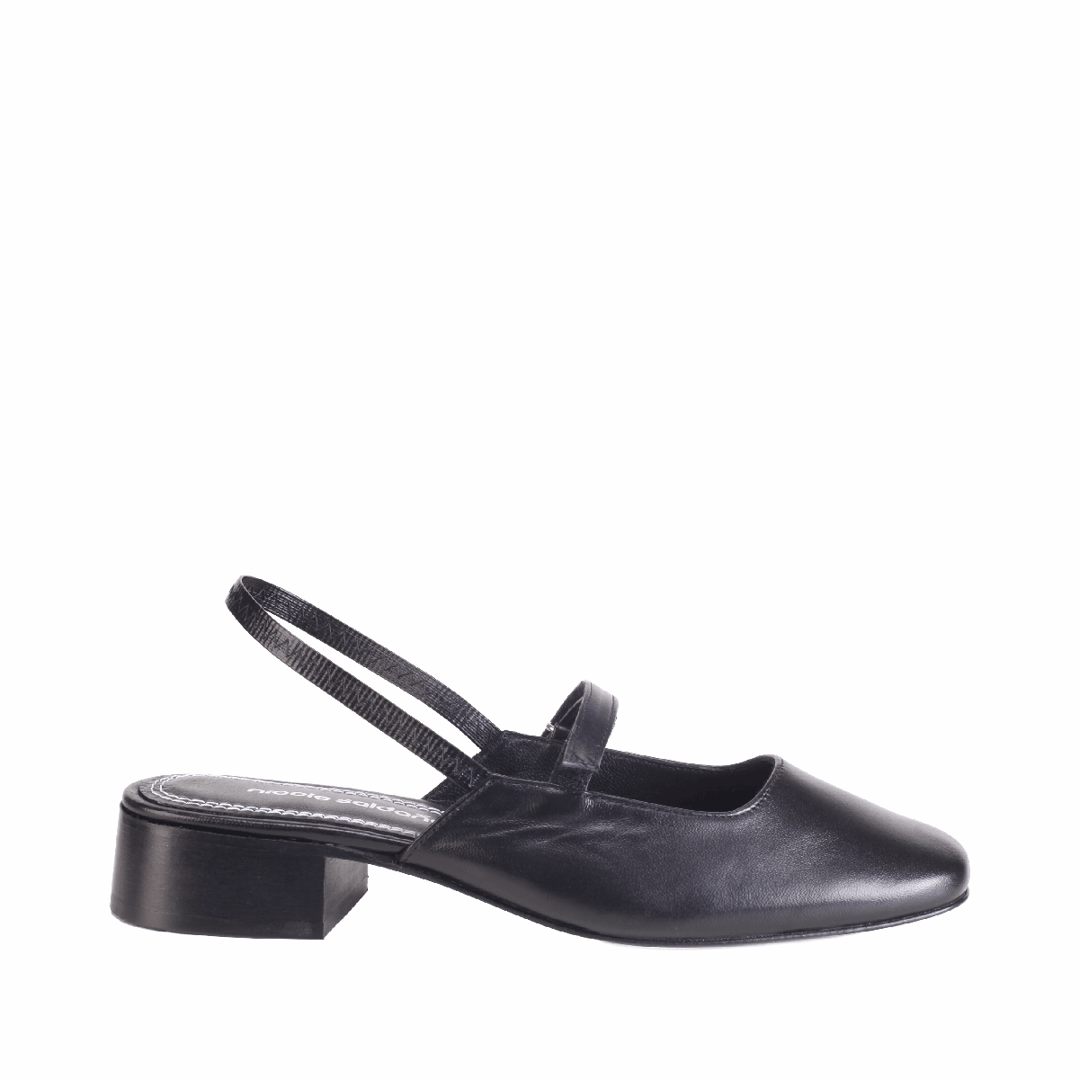  Nicole Saldaña Poppy mule black woman
