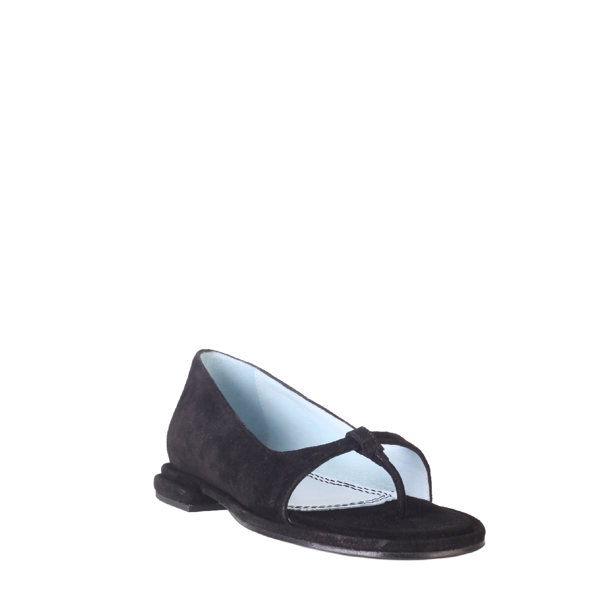  Nicole Saldaña sandals black suede women 