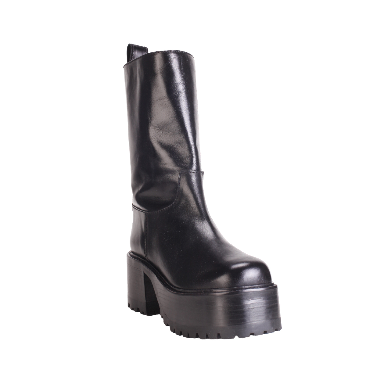 Nicole Saldaña Stevie platform heel boots woman