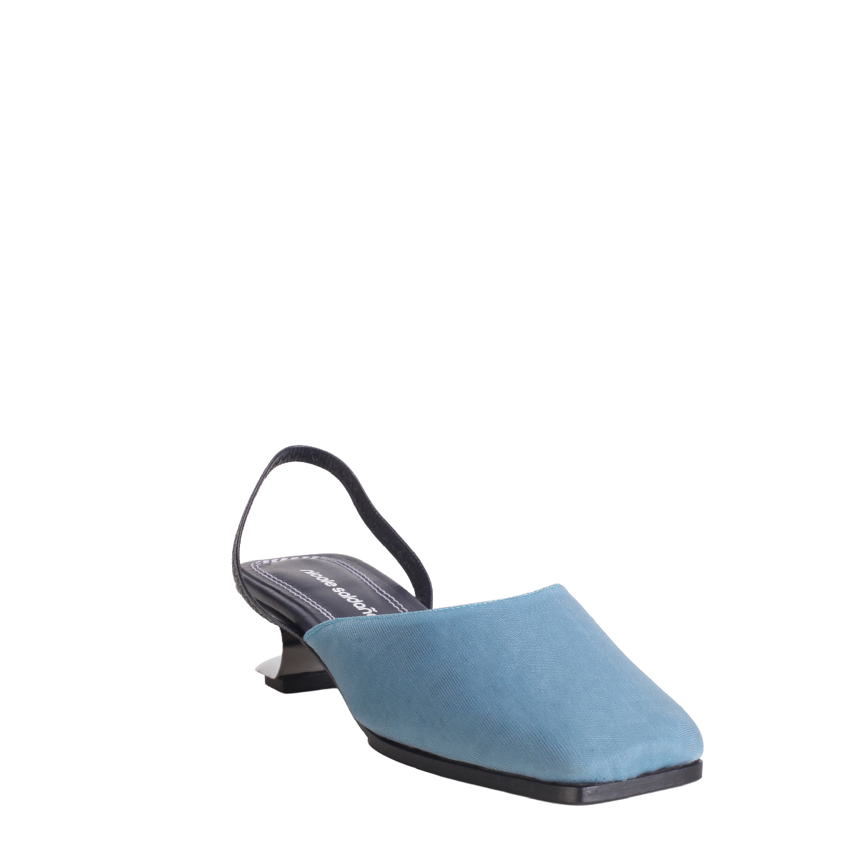 Stefan Cooke blue leather square shoes man 