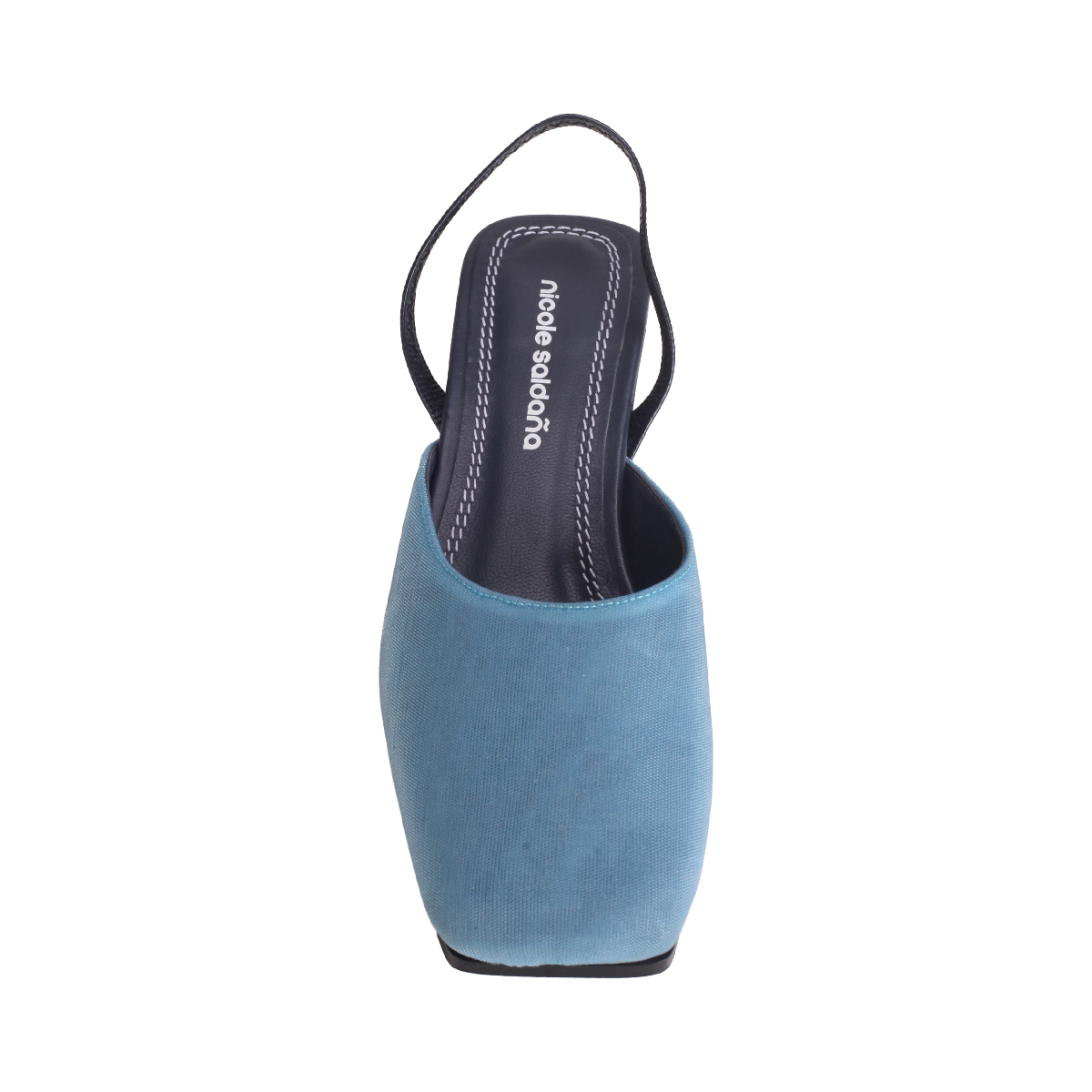 Stefan Cooke blue leather square shoes man 