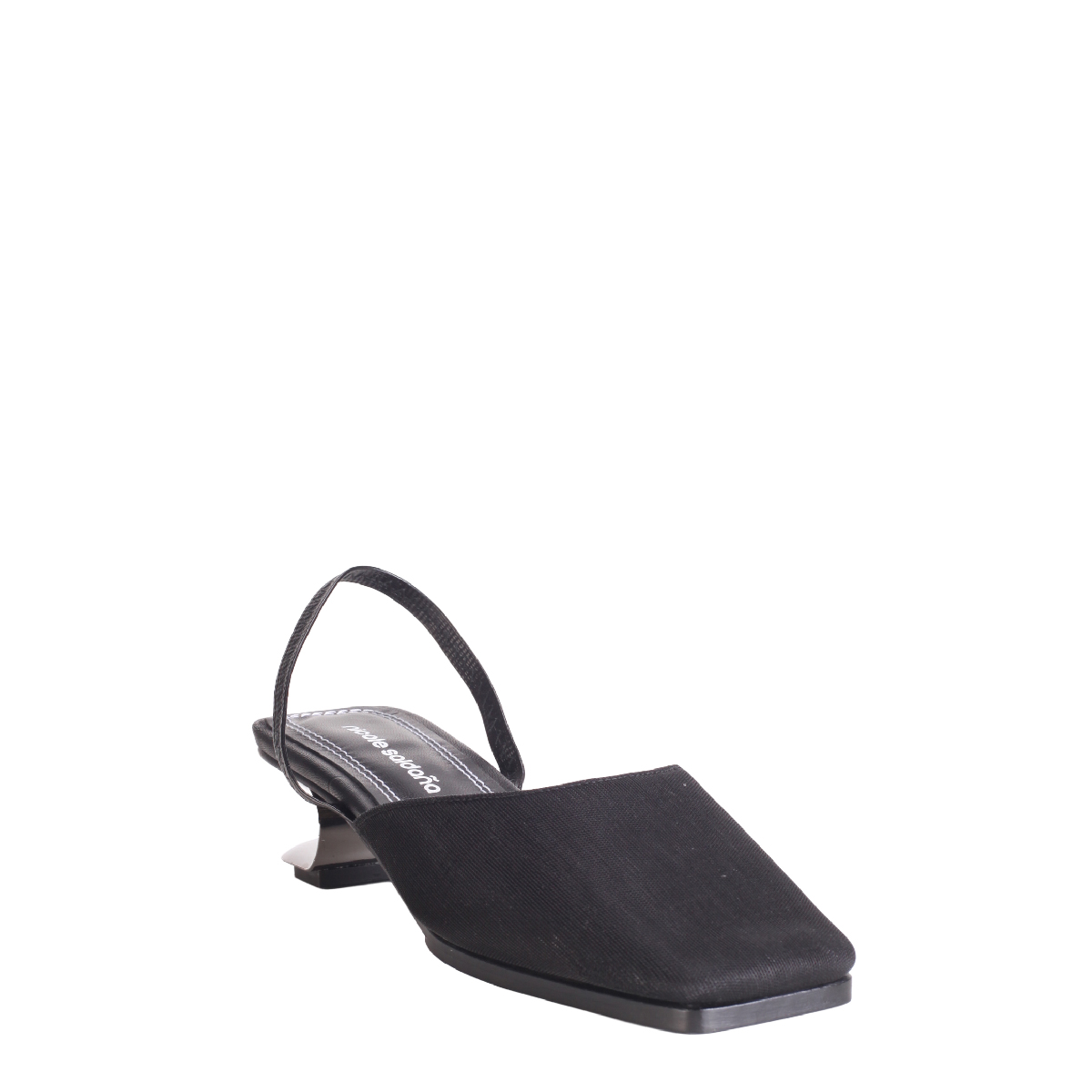 Nicole Saldaña Syd strap mule black woman