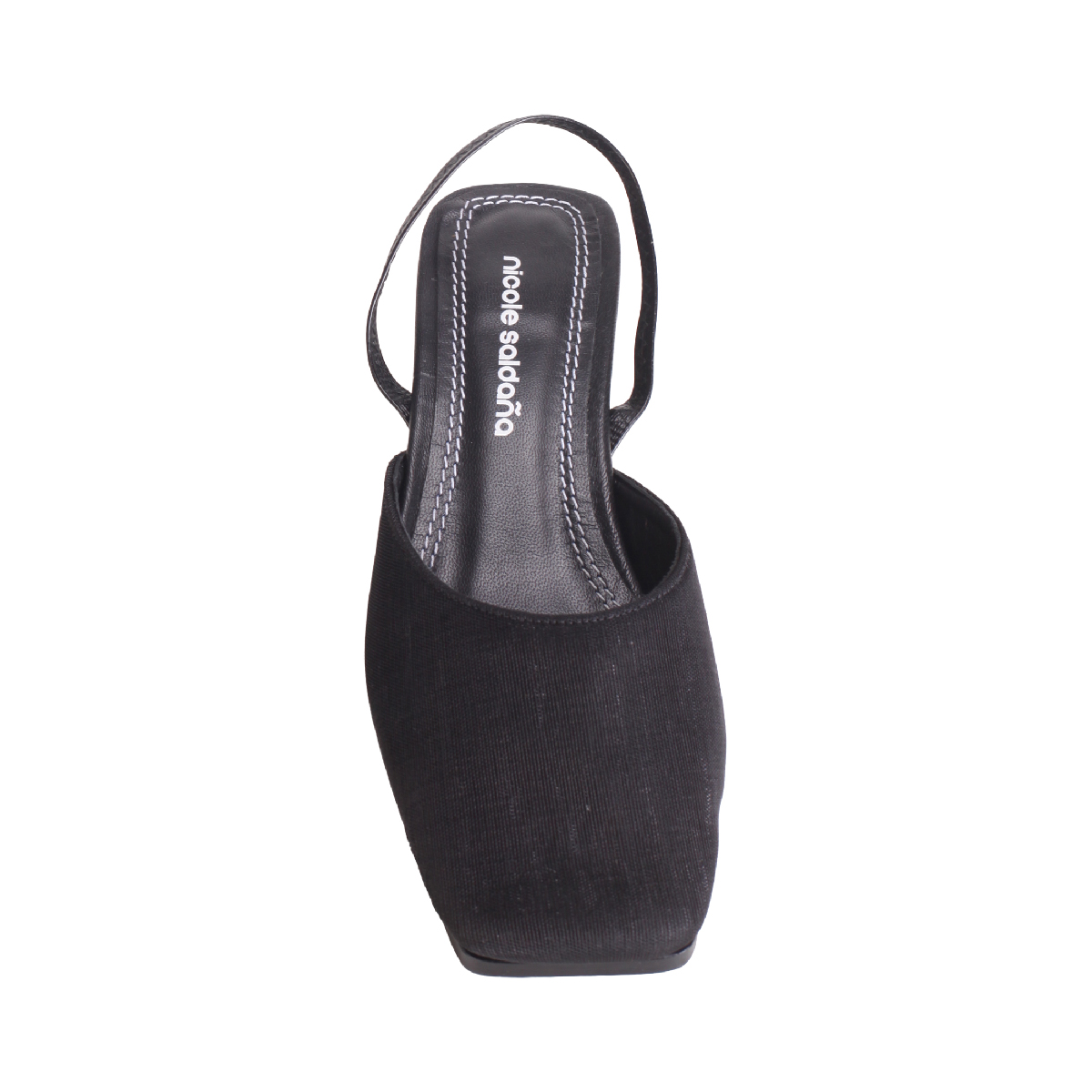 Nicole Saldaña Syd strap mule black woman