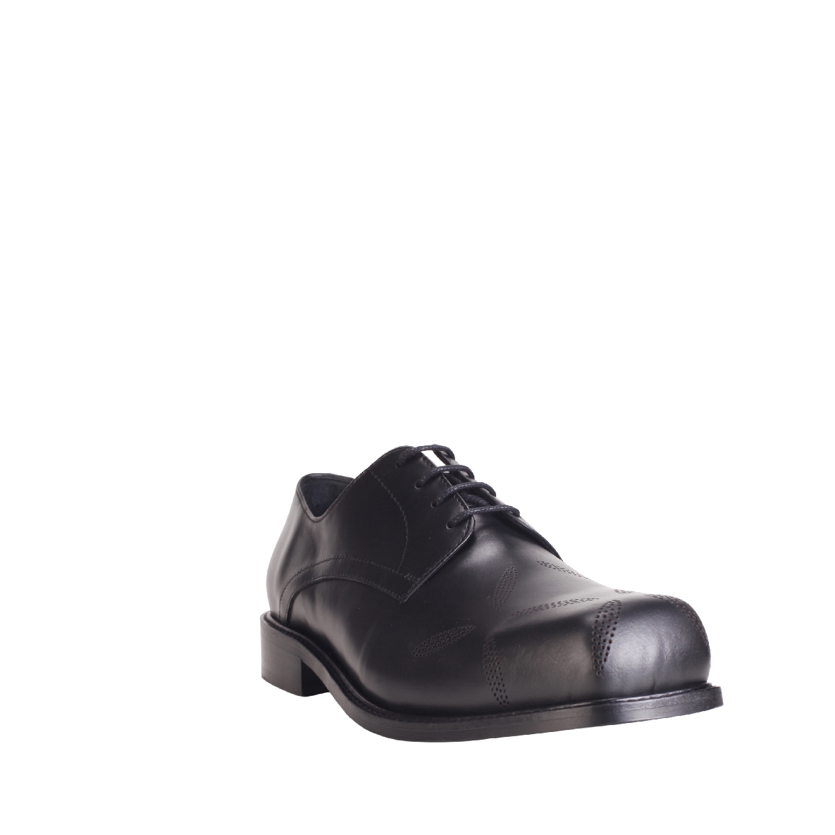  Stefan Cooke black leather shoes man  