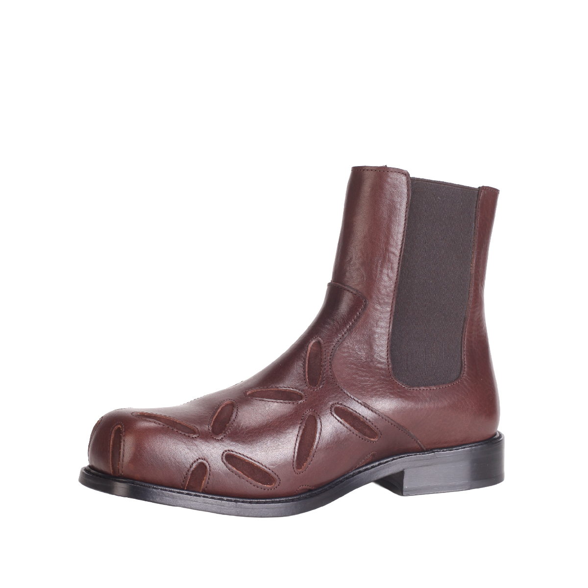 Stefan Cooke brown chelsea boots man 