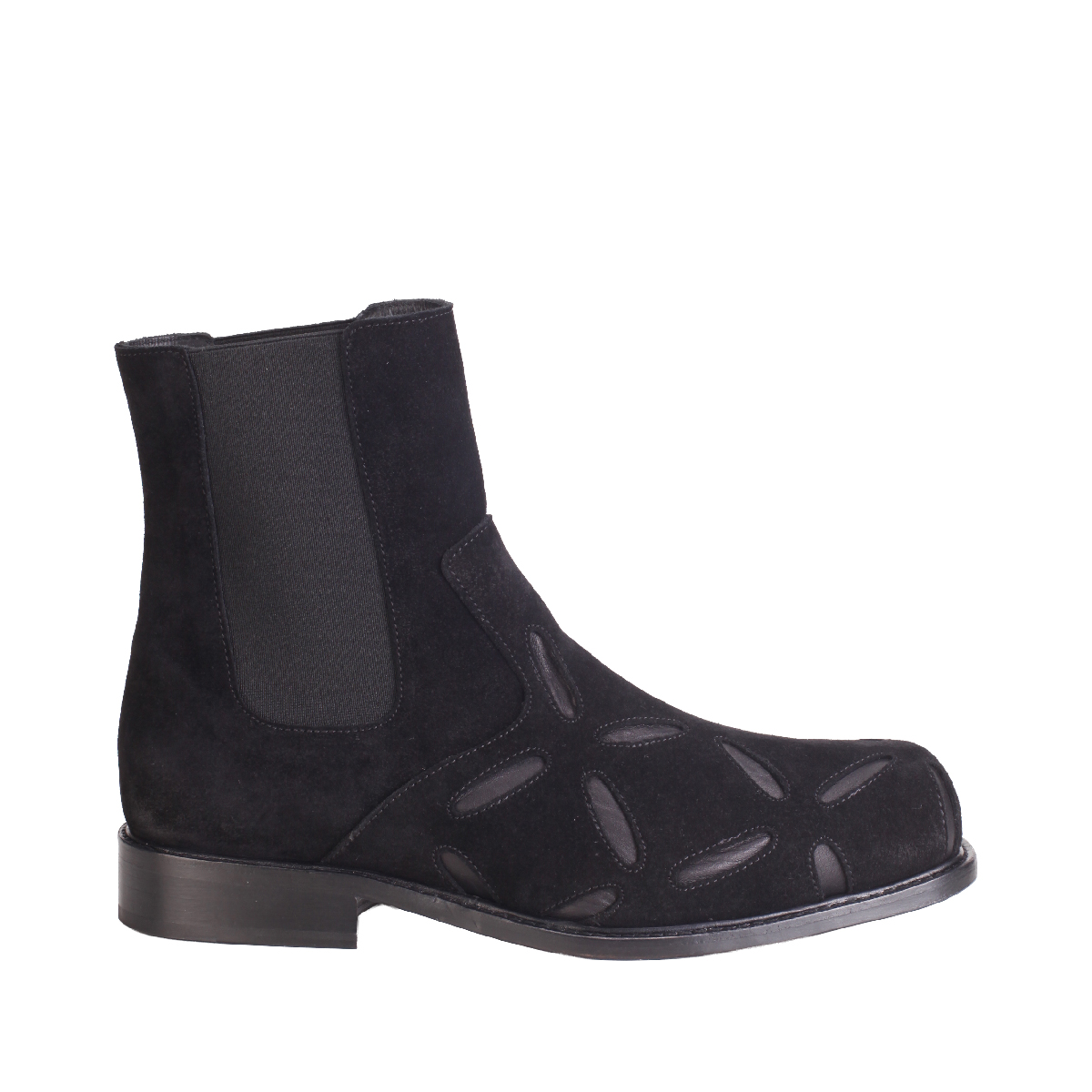 Stefan Cooke black chelsea boots man 