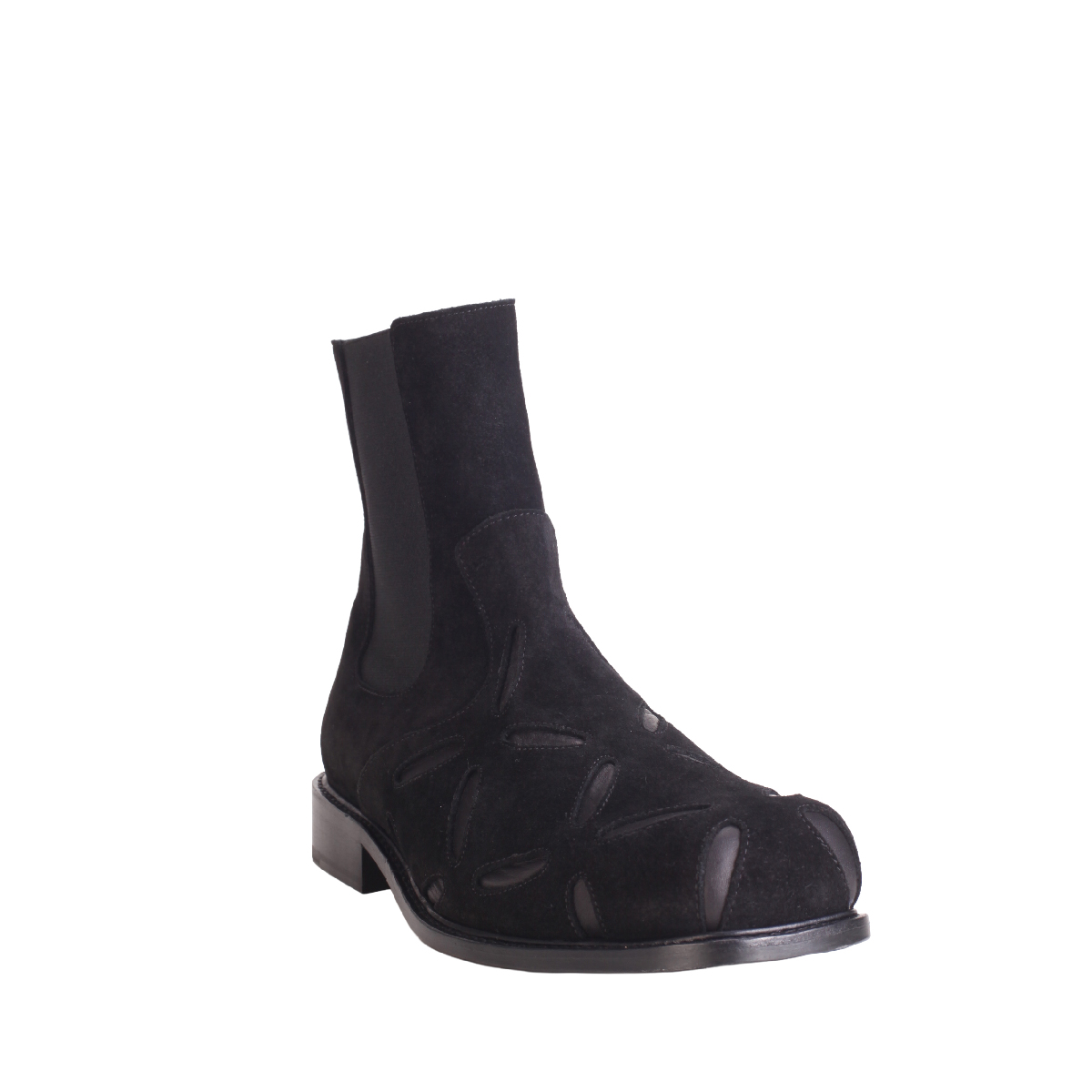 Stefan Cooke black chelsea boots man 