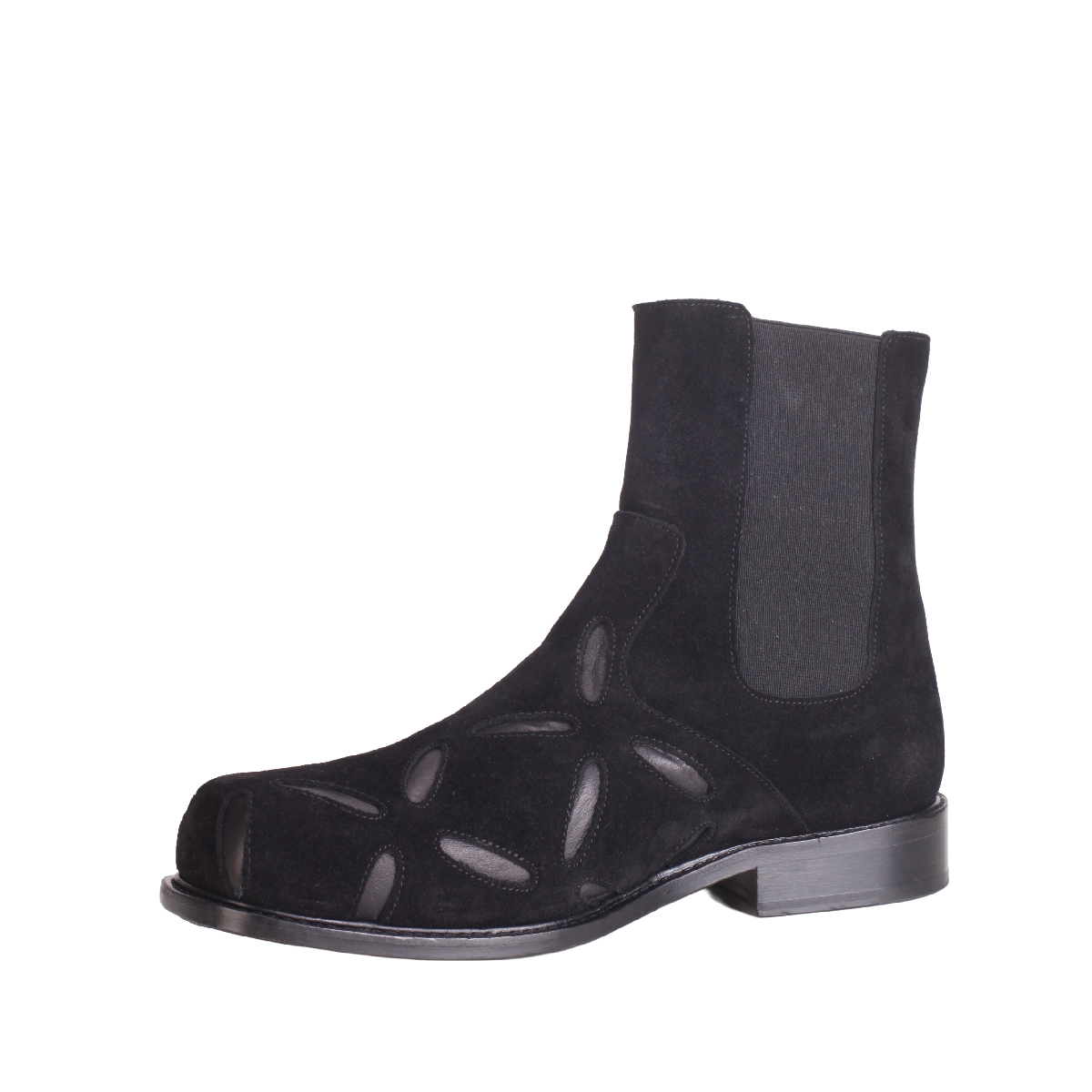 Stefan Cooke black chelsea boots man 