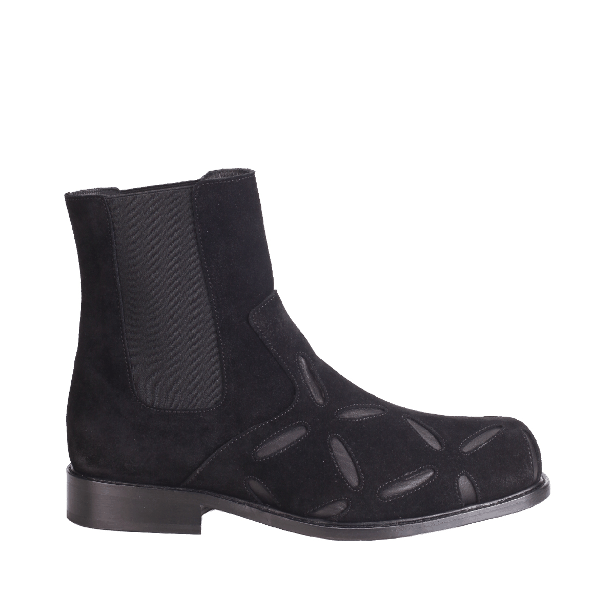 Stefan Cooke black chelsea boots man 
