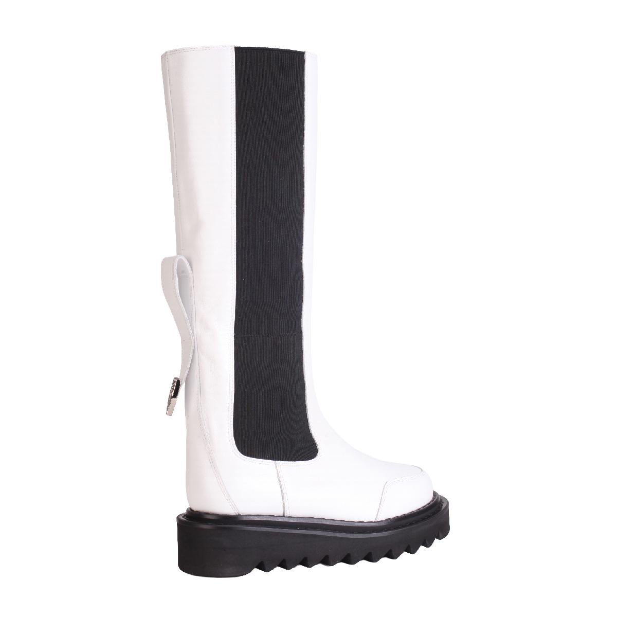 Toga Pulla AJ1208 Knee High white leather boots Woman