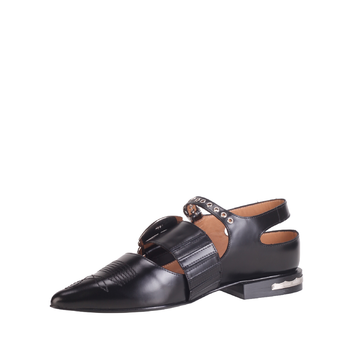 Toga Pulla AJ1232 black ballerina flats shoes Woman