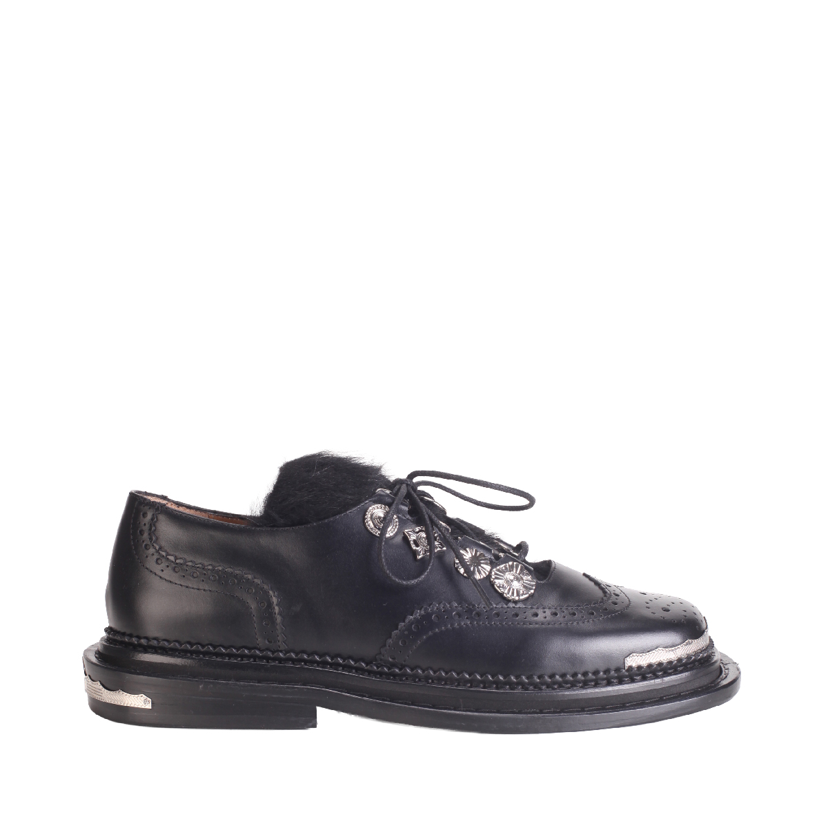 Toga Pulla AJ1275 black leather shoes  woman 