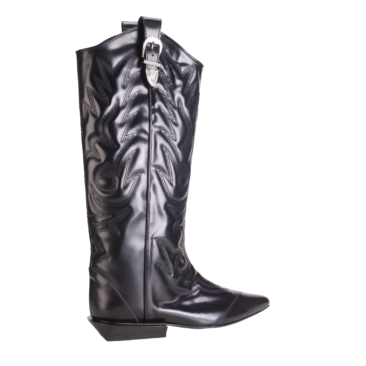 Toga Pulla AJ1351 black leather boots Woman