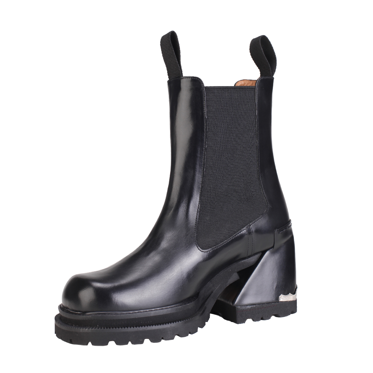  Toga Pulla AJ1363 black leather boots Women 