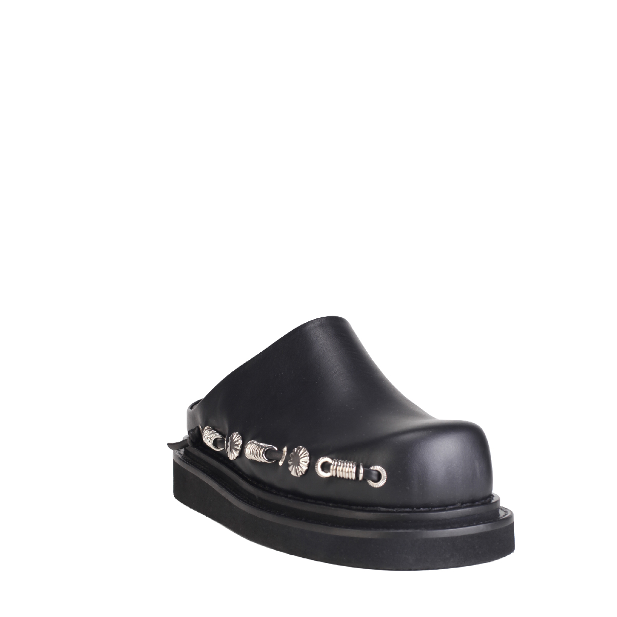  AJ1380 leather slippers black women 