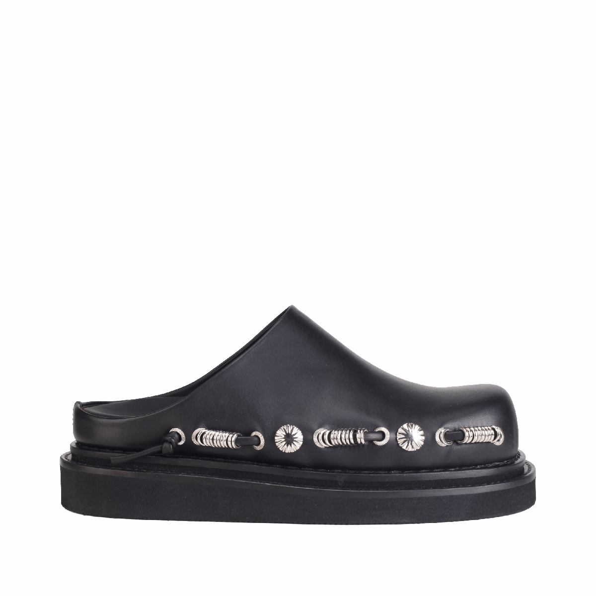  AJ1380 leather slippers black women