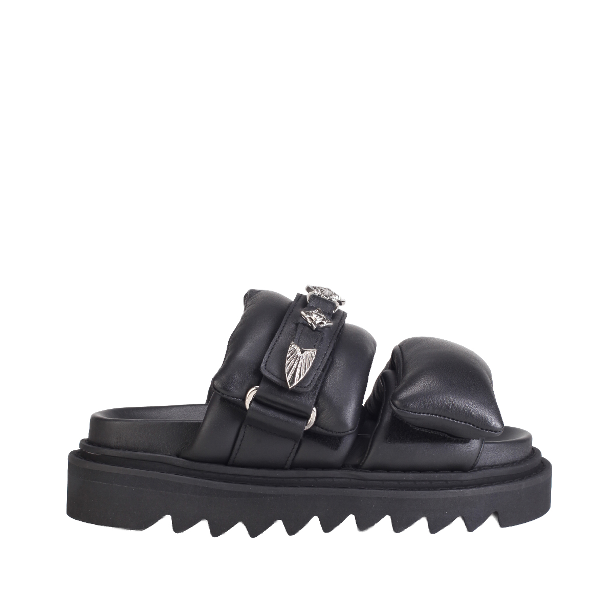 AJ1382 black sandals women 