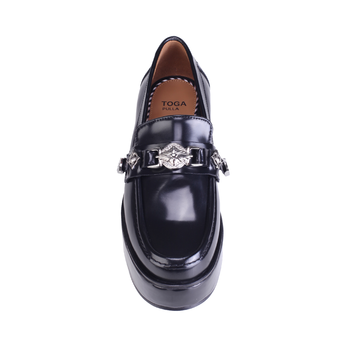  AJ1384 pump loafers black women 
