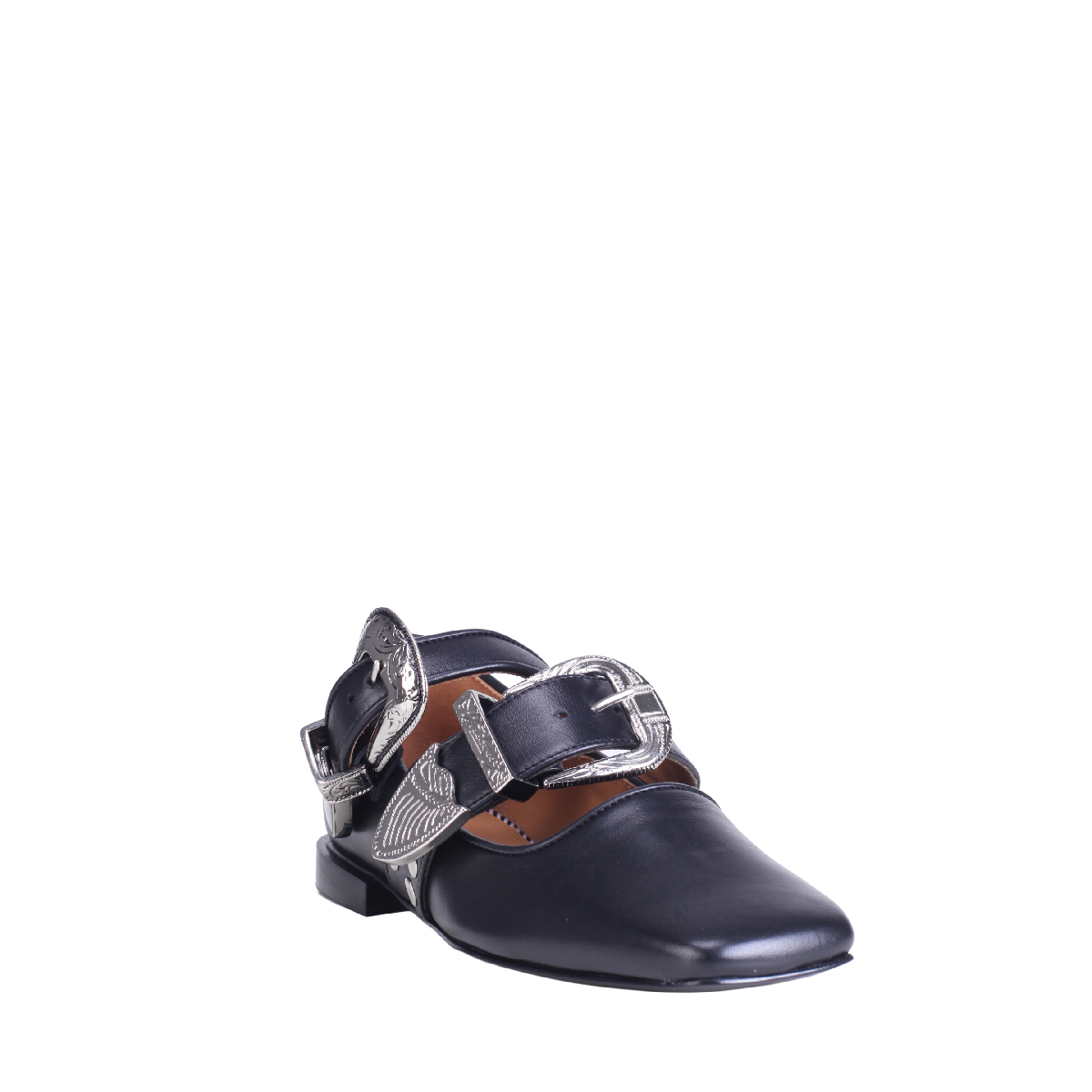  Toga Pulla AJ1408 ballerina black leather shoes woman 
