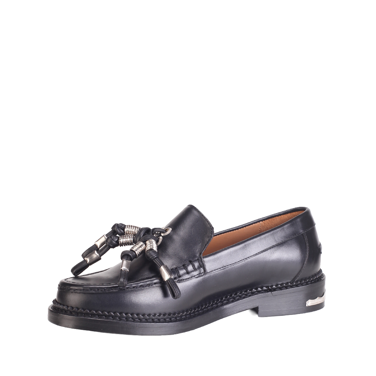  Toga Pulla AJ1442 black leather loafer woman 