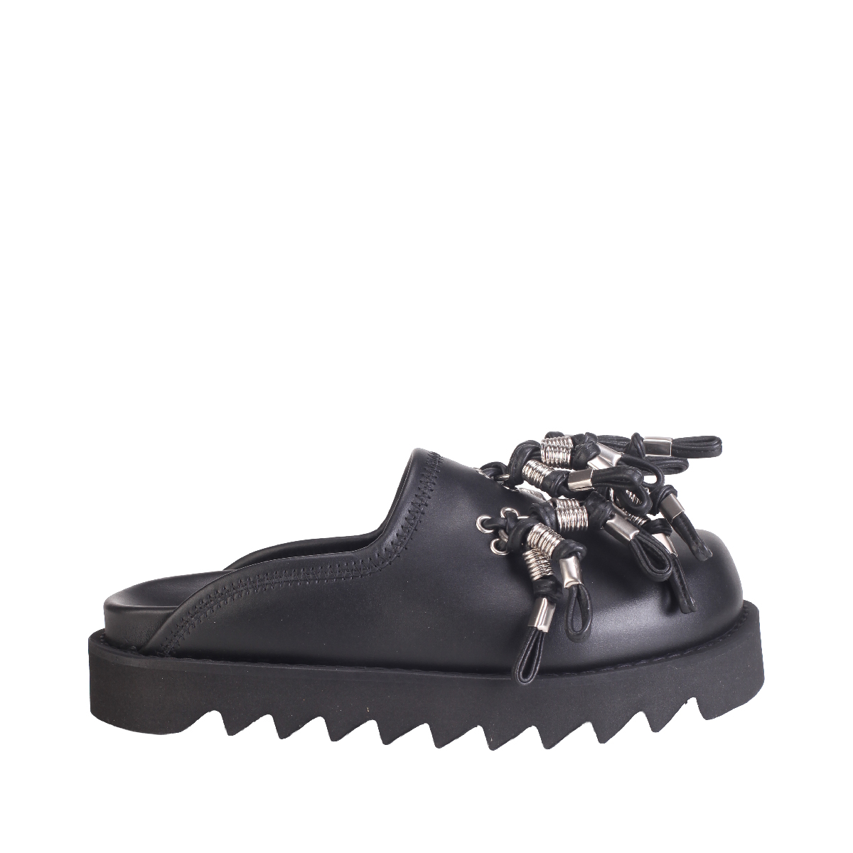 Toga Pulla AJ1443 black leather sandal woman 