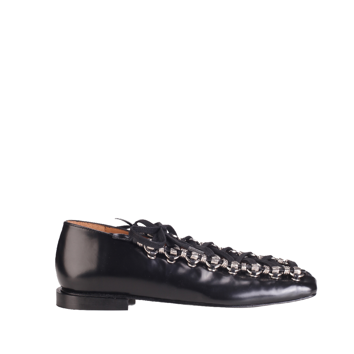Toga Pulla flat black shoes woman 
