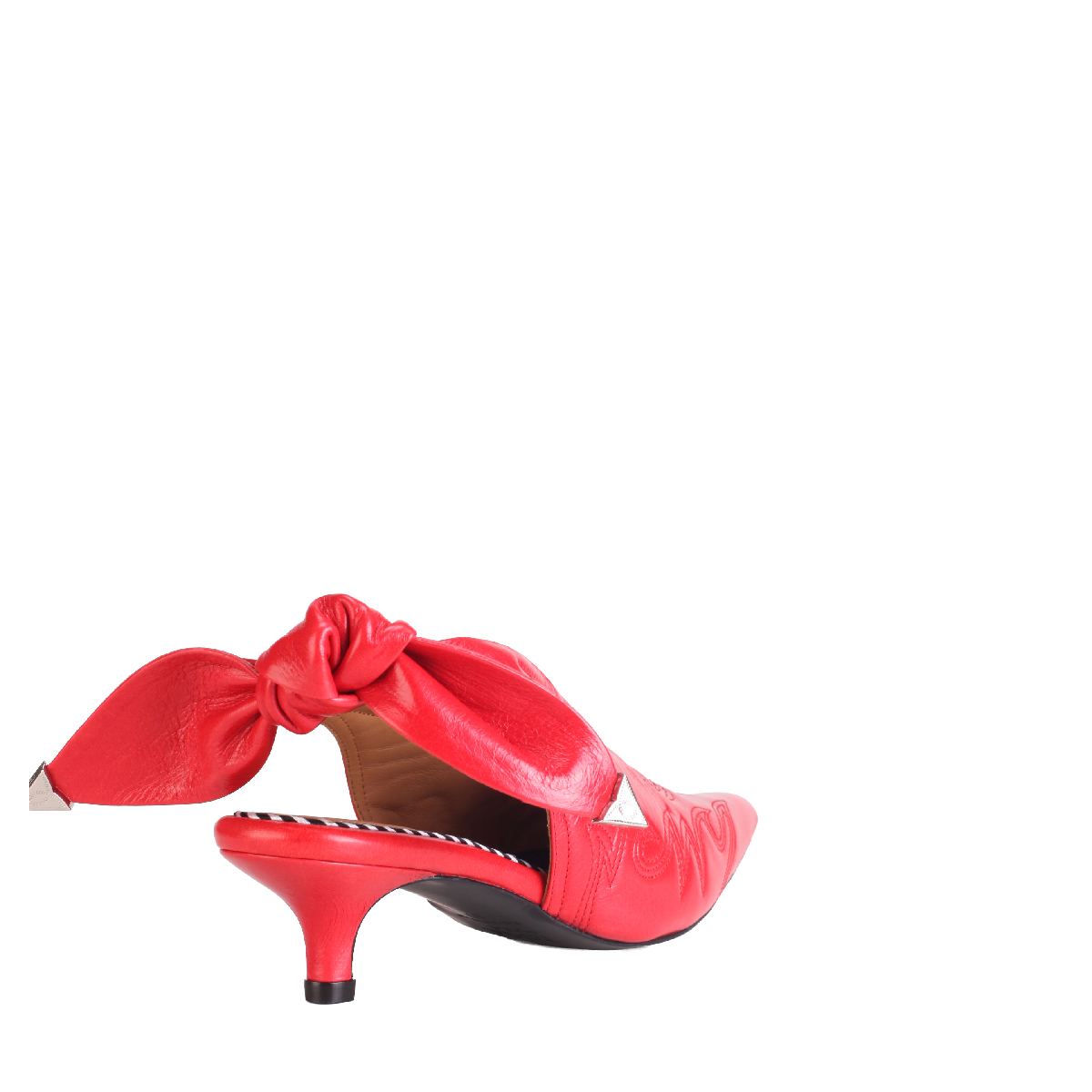  Toga pulla AJ1457 red leather heel mule woman 