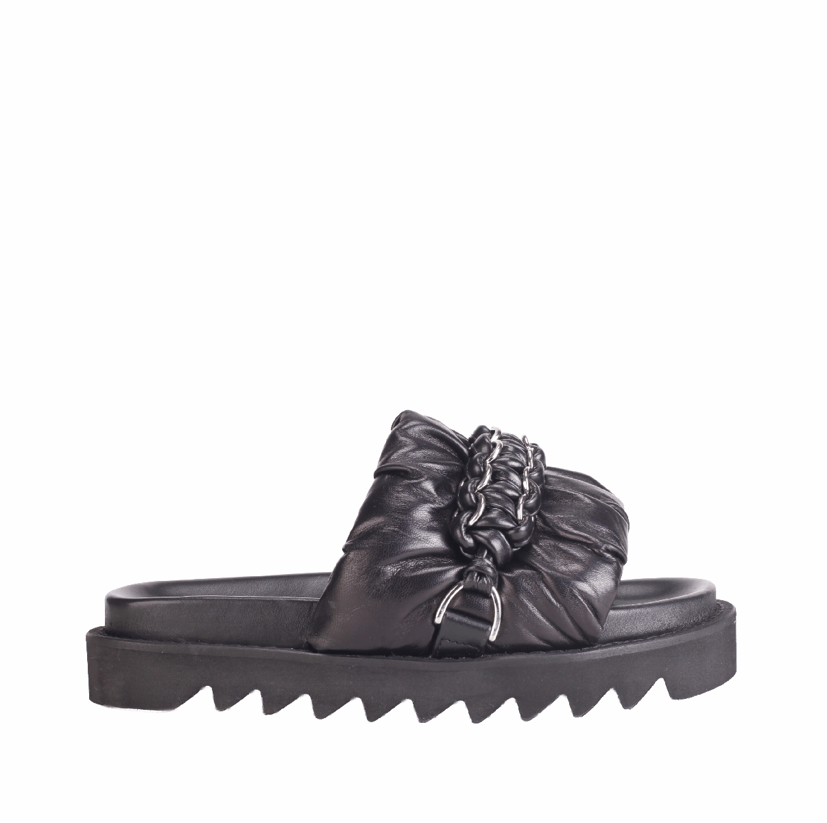  Toga Pulla AJ1463 black leather sandal woman