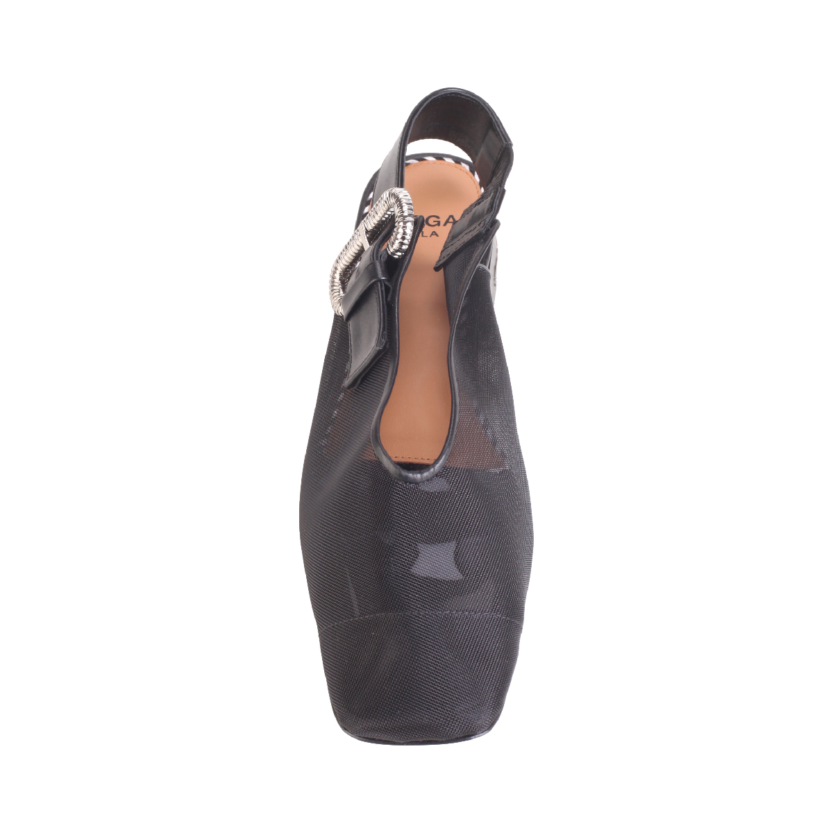 Toga Pulla AJ897 black mesh sandal woman