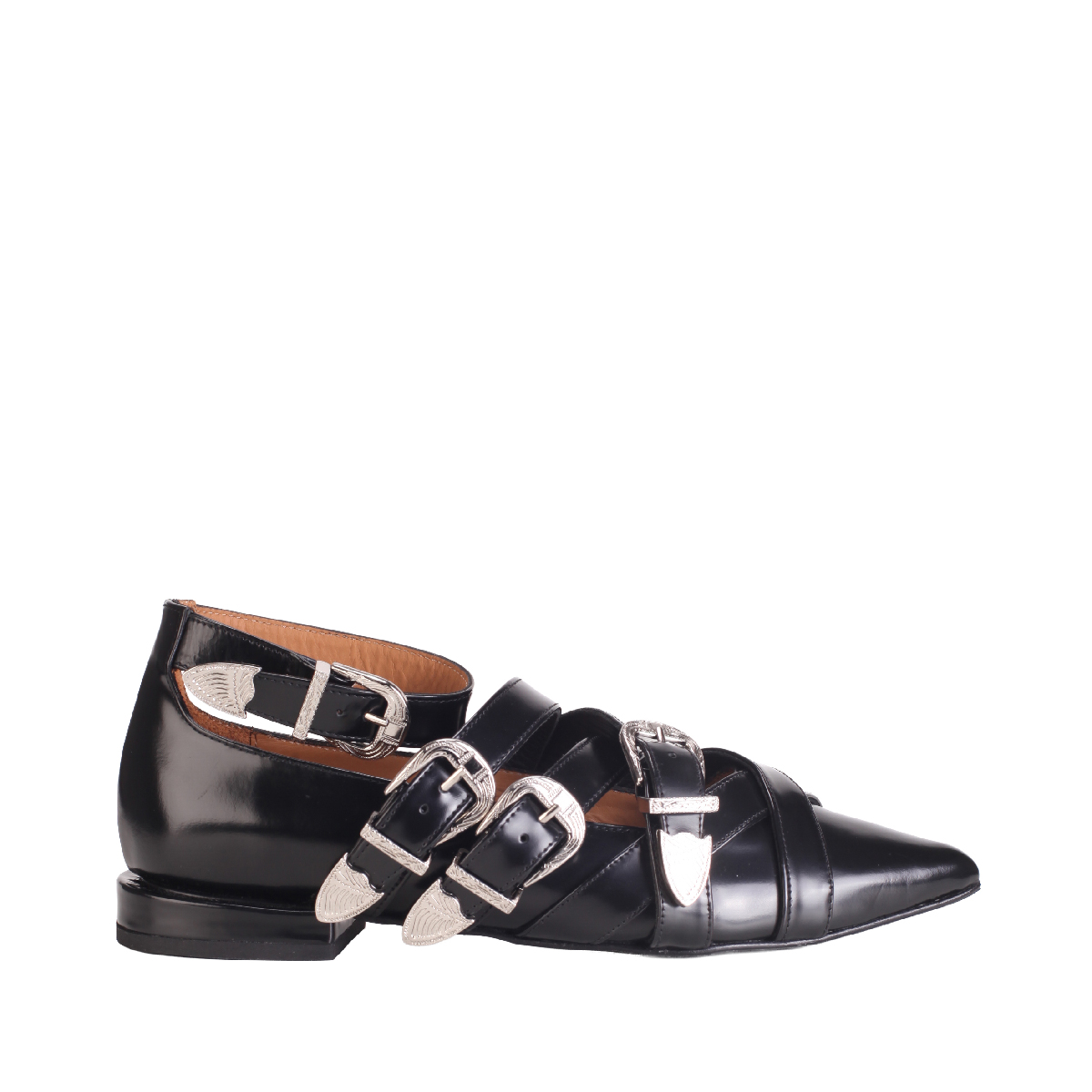 Toga Pulla AJ926 buckle leather shoes Women 