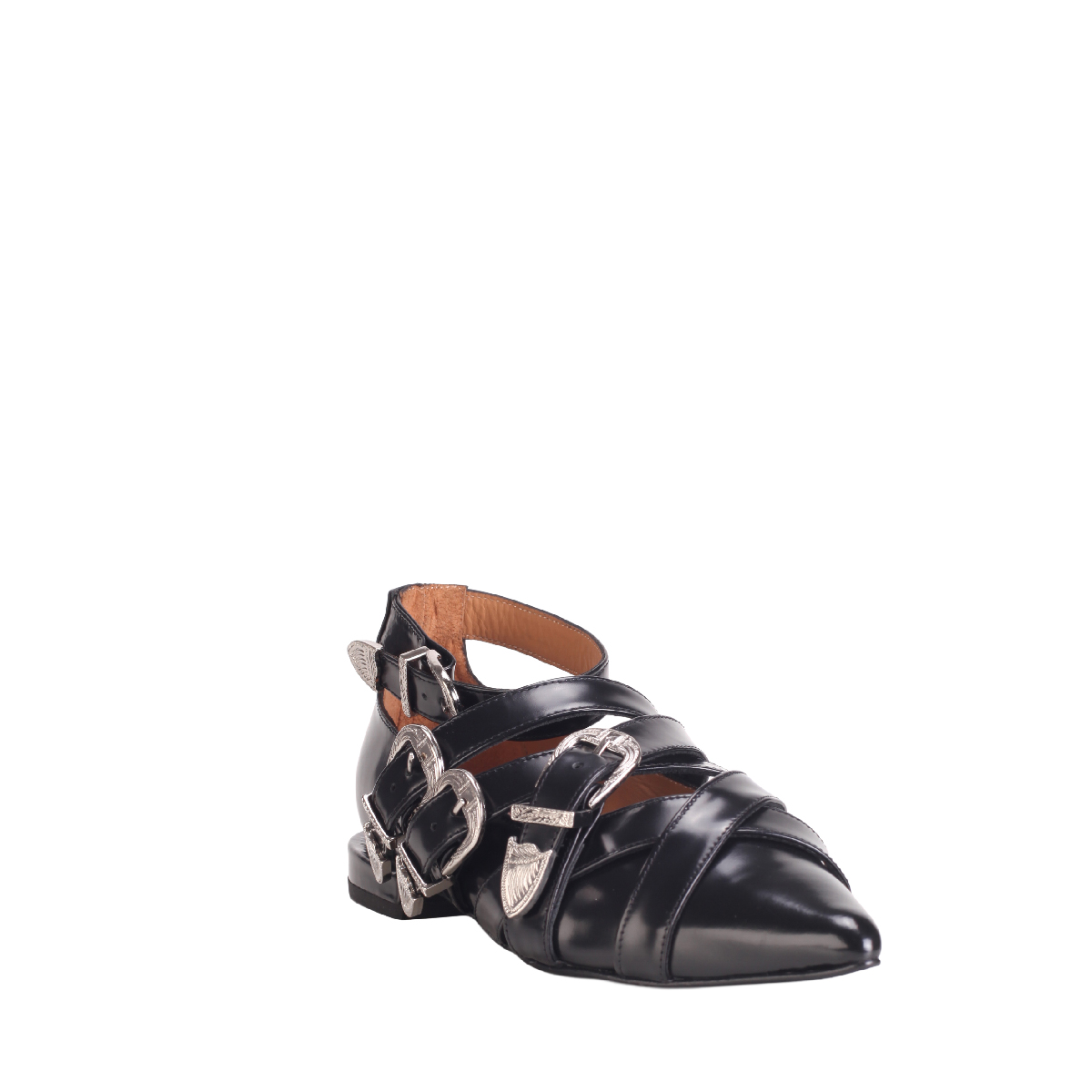  Toga Pulla AJ926 buckle leather shoes Women 