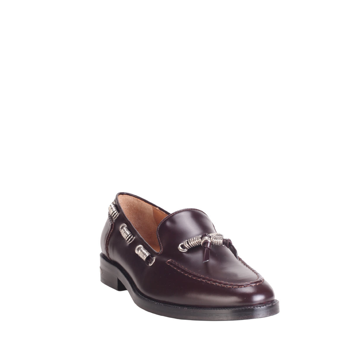 Toga Virilis AJ1099 Leather Loafer Burgundy Men 