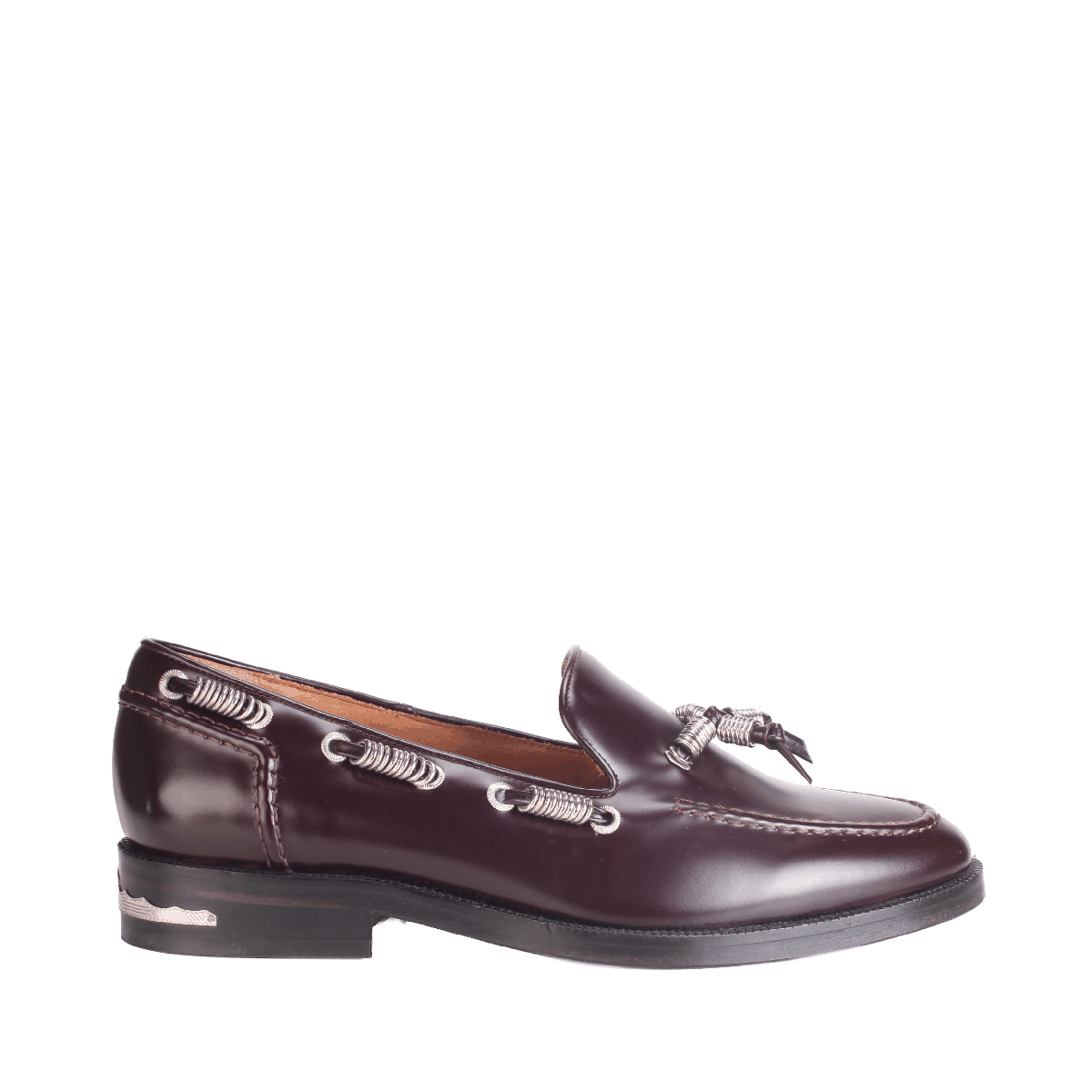Toga Virilis AJ1099 Leather Loafer Burgundy Men 