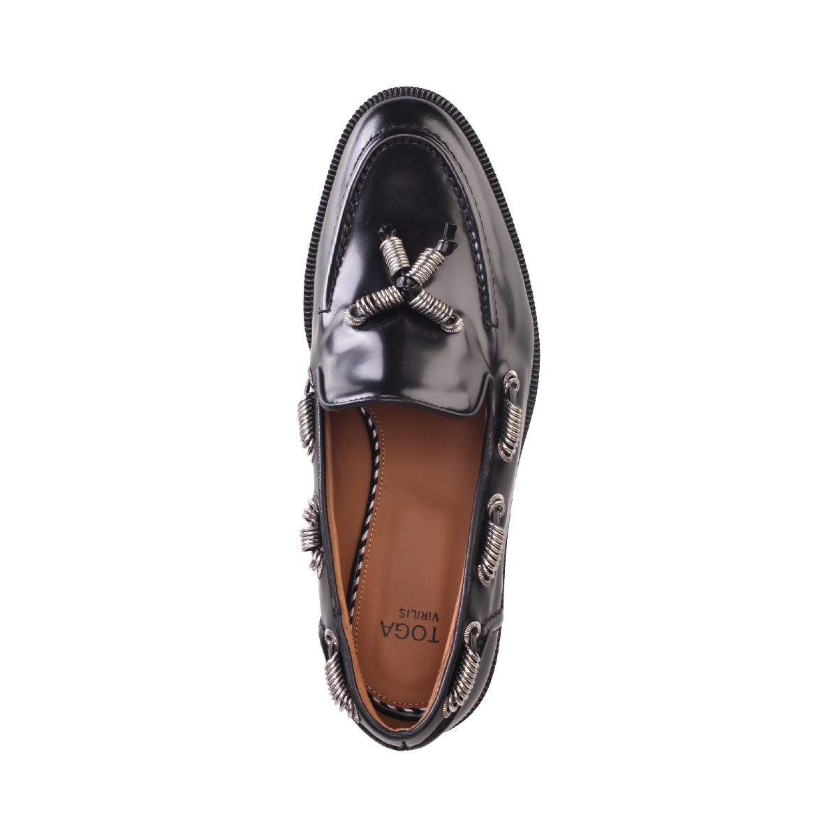 Toga Virilis AJ1099 Leather Loafer Black Men 