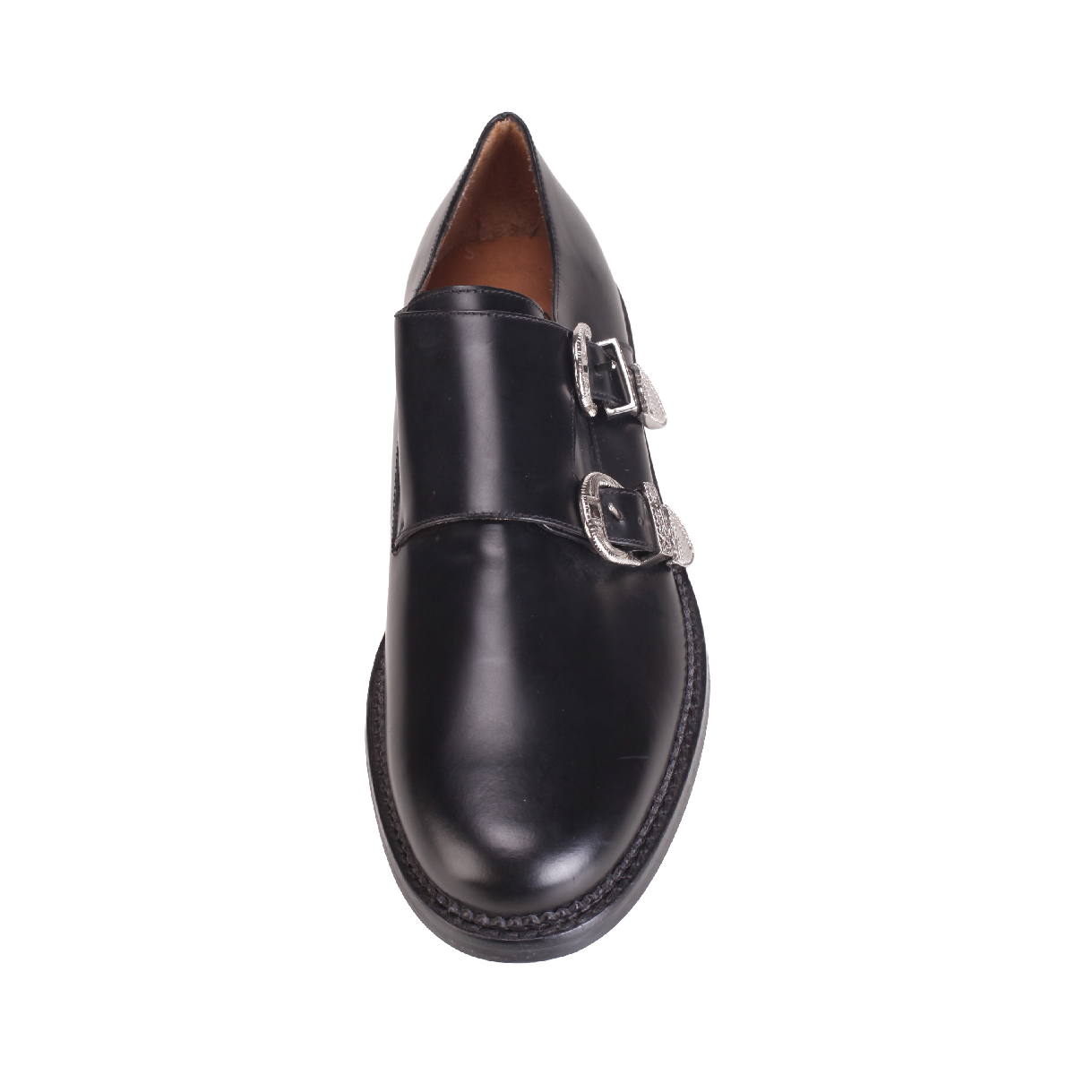  AJ1175 Leather Loafers black men 