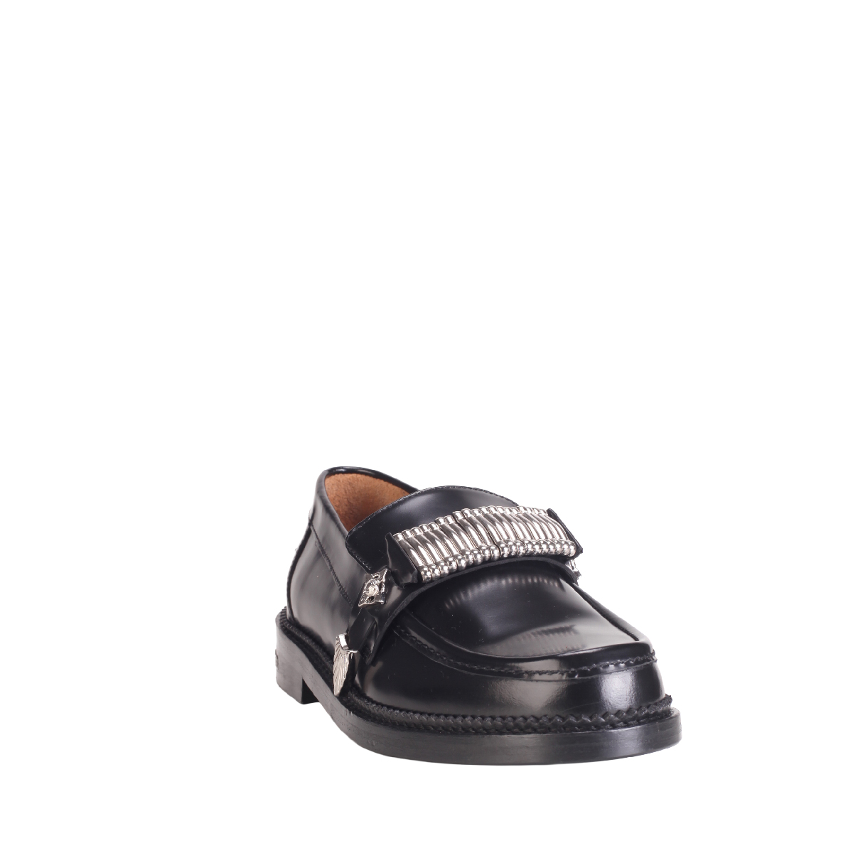  AJ1298 leather loafer Black men 