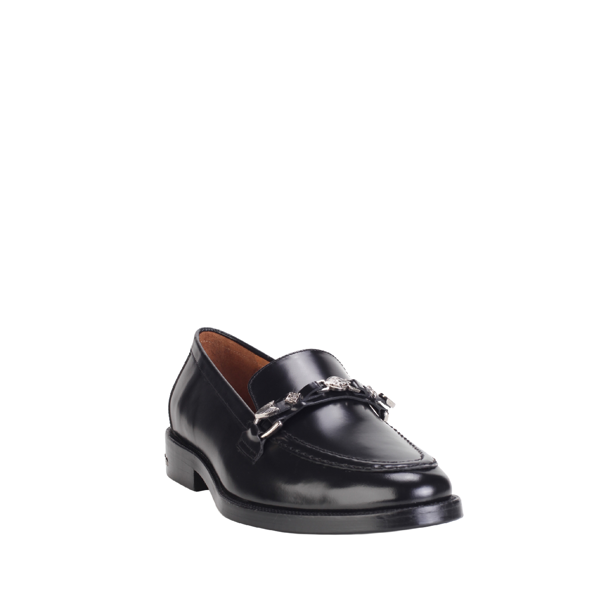  Toga Virilis AJ1354 black leather loafer man 