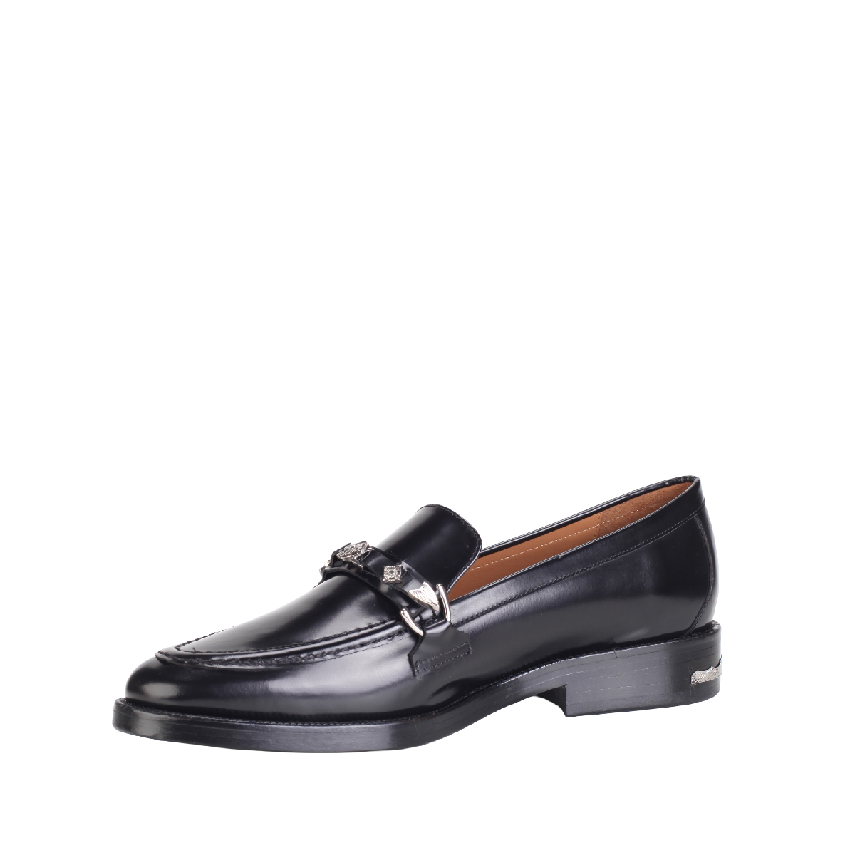  Toga Virilis AJ1354 black leather loafer man 