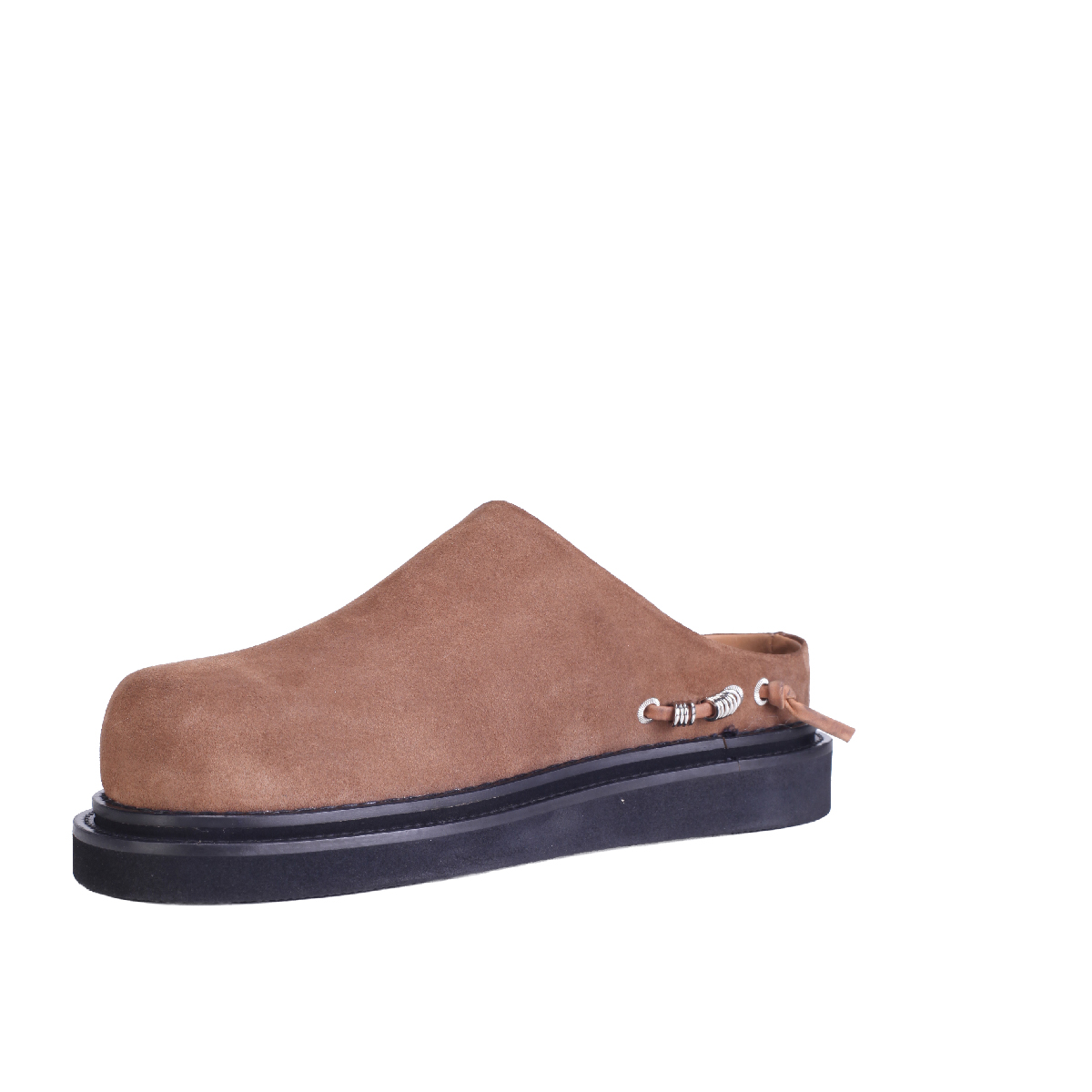  AJ1387 suede slippers tan men 