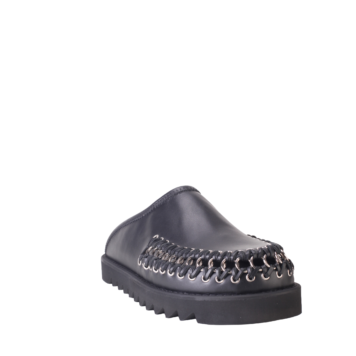  Toga Virilis AJ1424 leather slipper black man 
