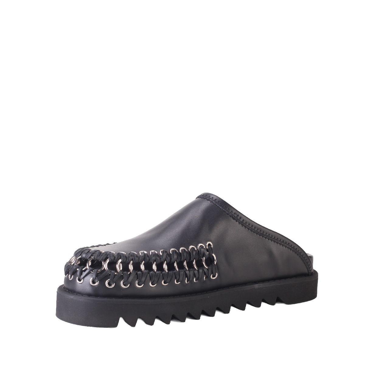  Toga Virilis AJ1424 leather slipper black man 