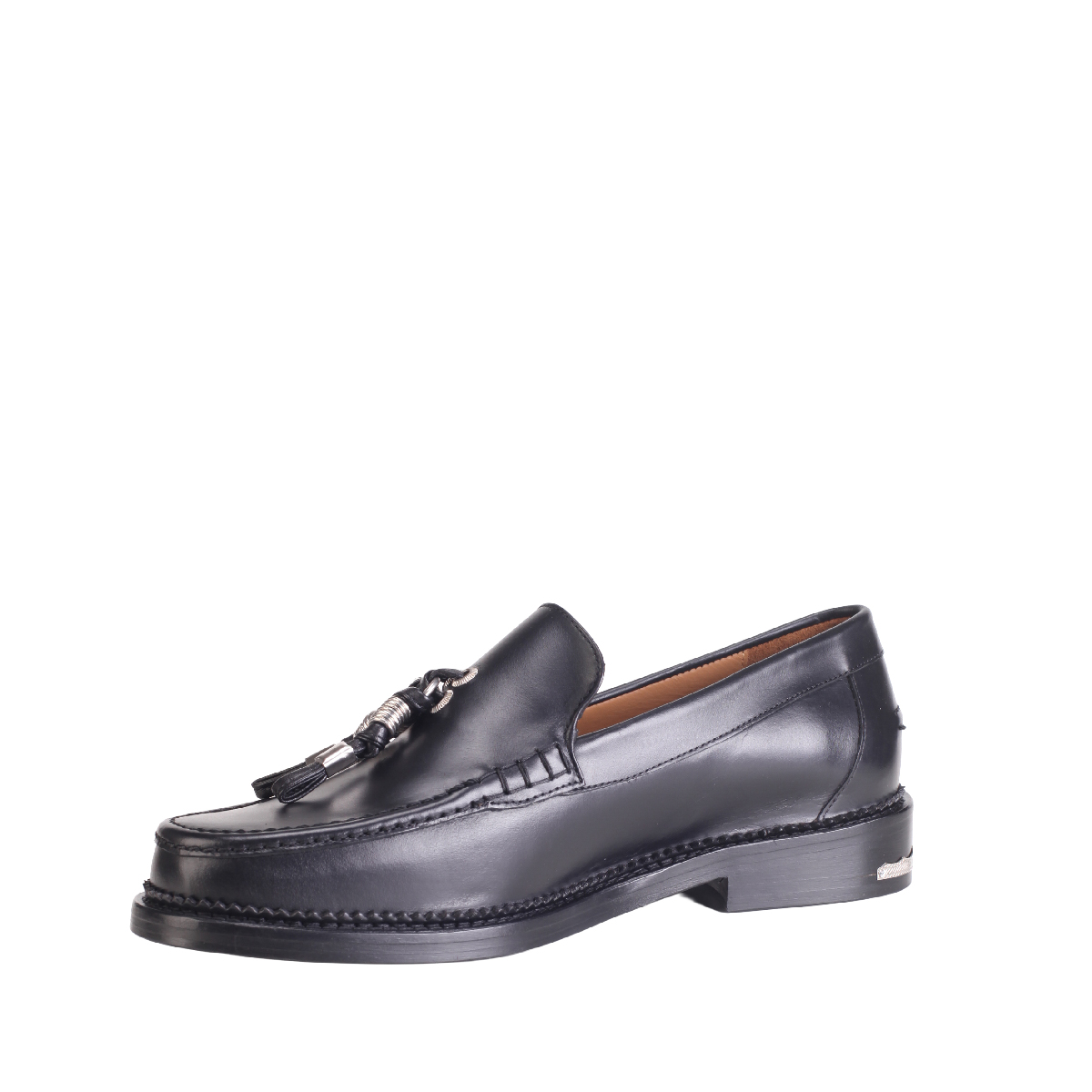  Toga Virilis AJ1426 Black leather loafer man 