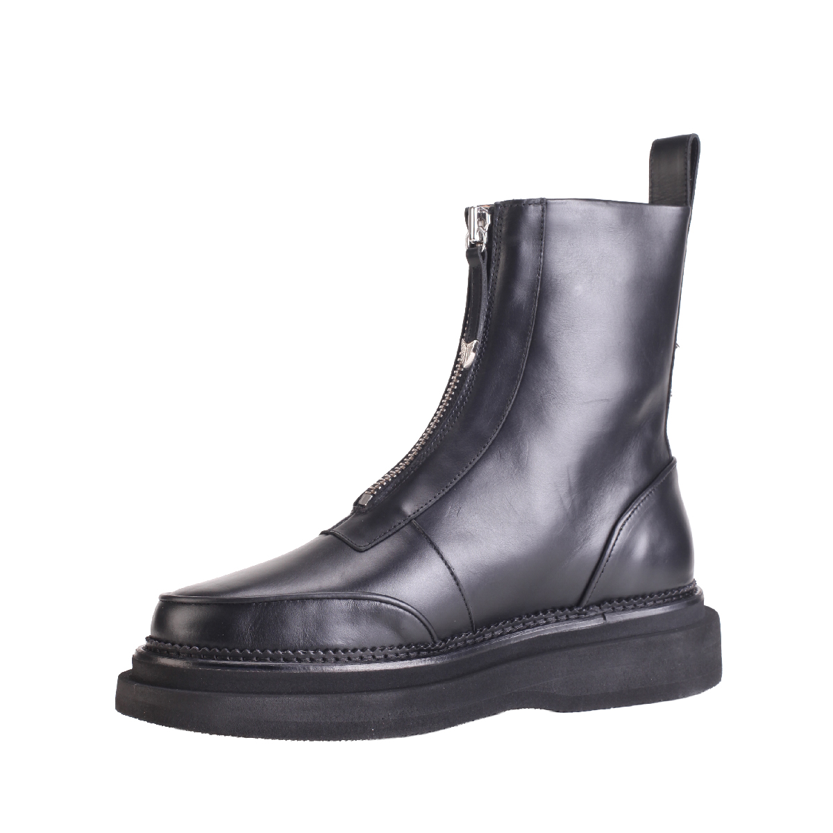  Toga Virilis AJ1430 Black leather boots man 